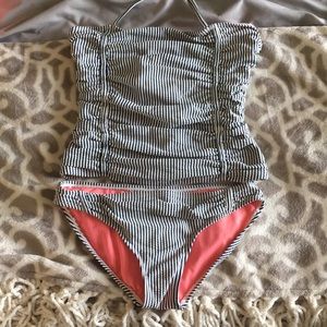 Girls Jessica Simpson Seersucker swimsuit size 12